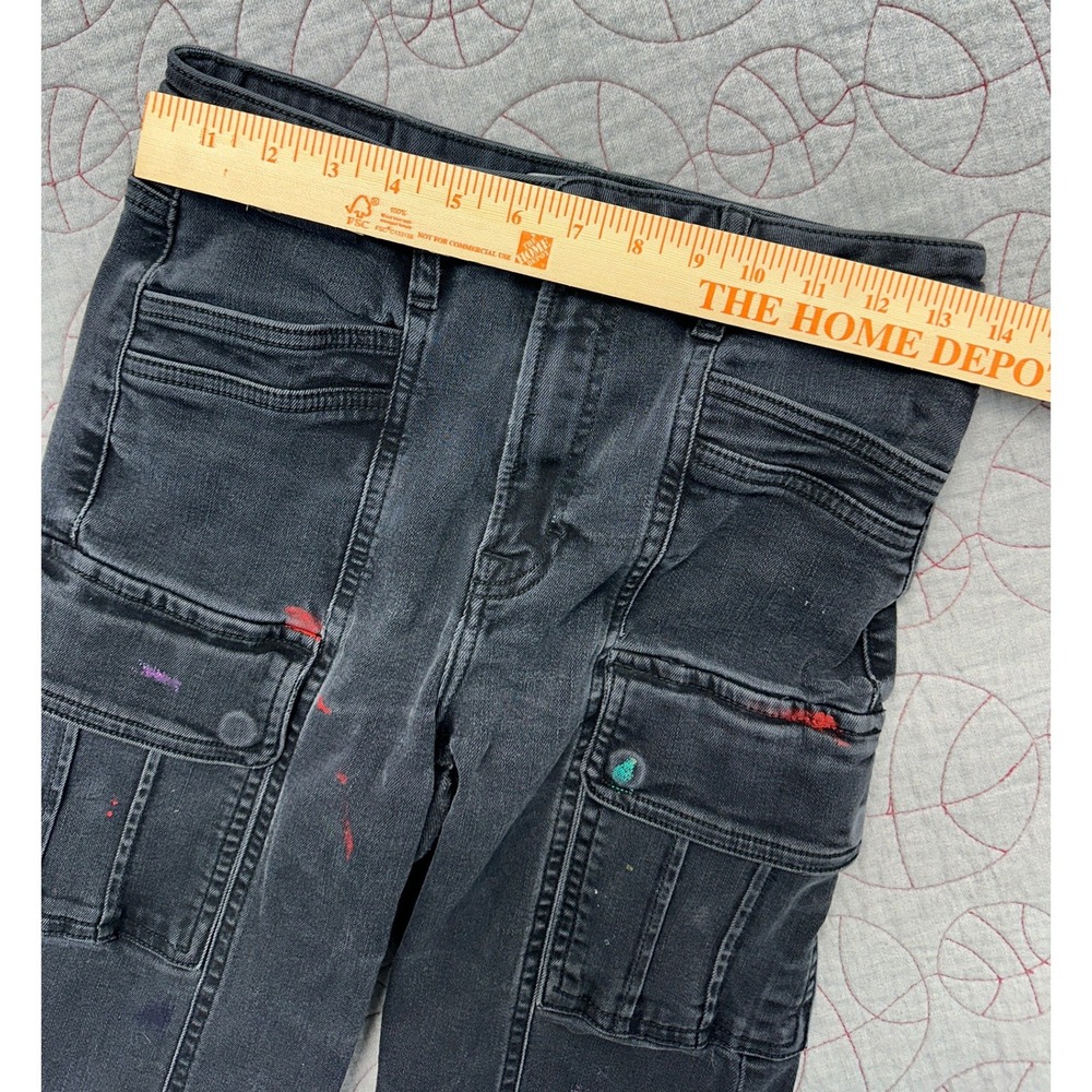 Hidden‎ Los Angeles Cargo Pants Black Straight Leg Utility / Women's 28 - Picture 6 of 8